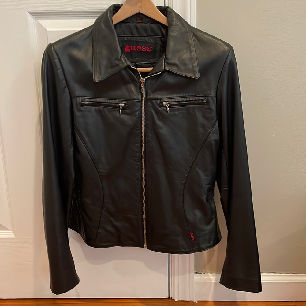 Guess leather jacket